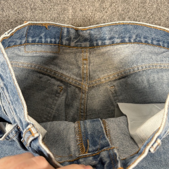 Vintage Levi's Orange Tab Jeans Womens 30 (Fits 28x32) Blue Straight Leg Denim‎ - Picture 9 of 16